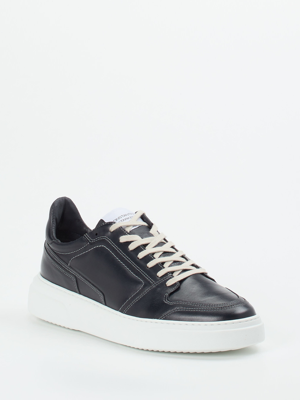 Konstantin Starke – Sneaker aus Kalbleder in Schwarz