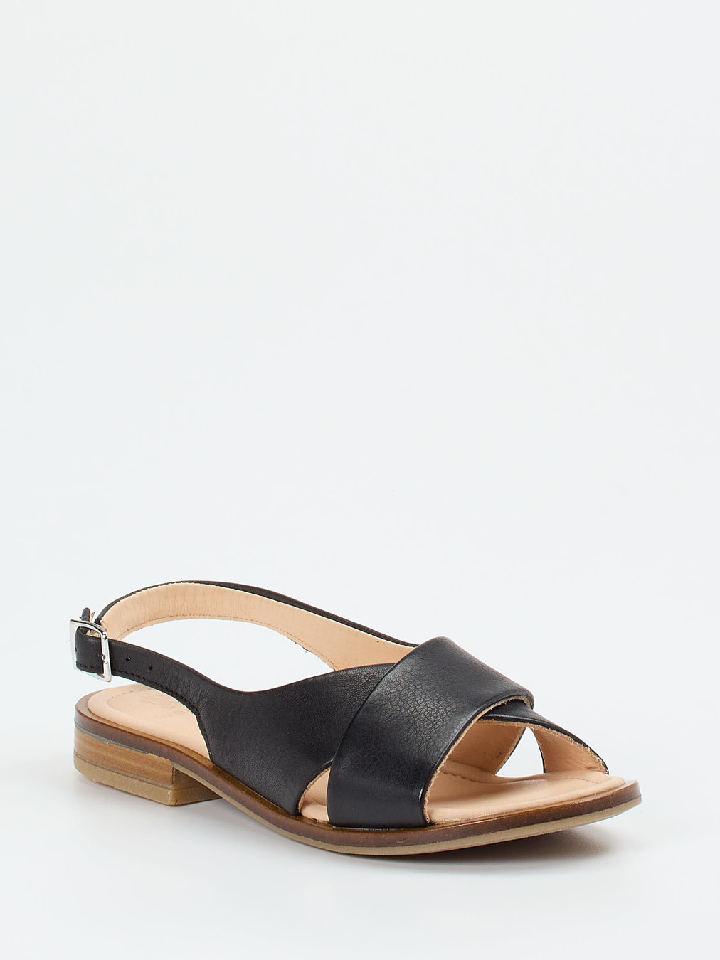 Werner – Slingback-Sandale aus Kalbleder schwarz