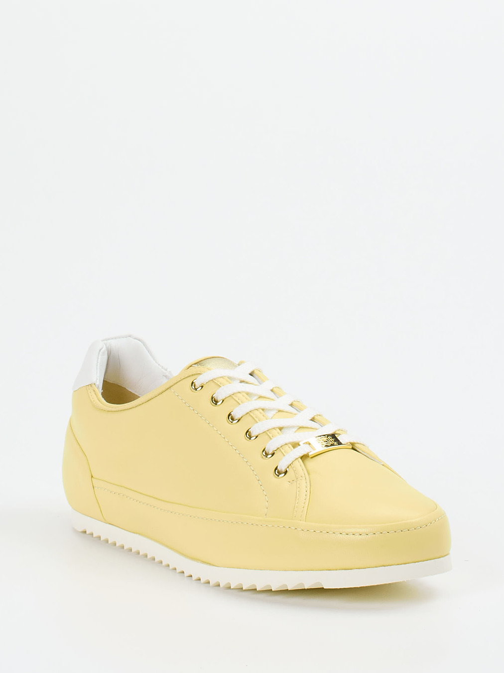 Hassia – Sneaker aus Lammleder in Pastellgelb