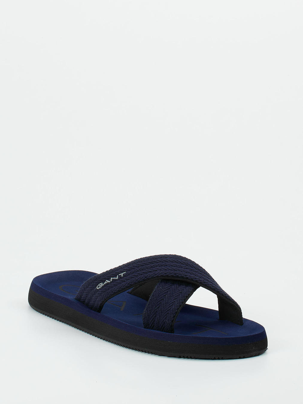 Gant – Zehentrenner aus Textil in Dunkelblau