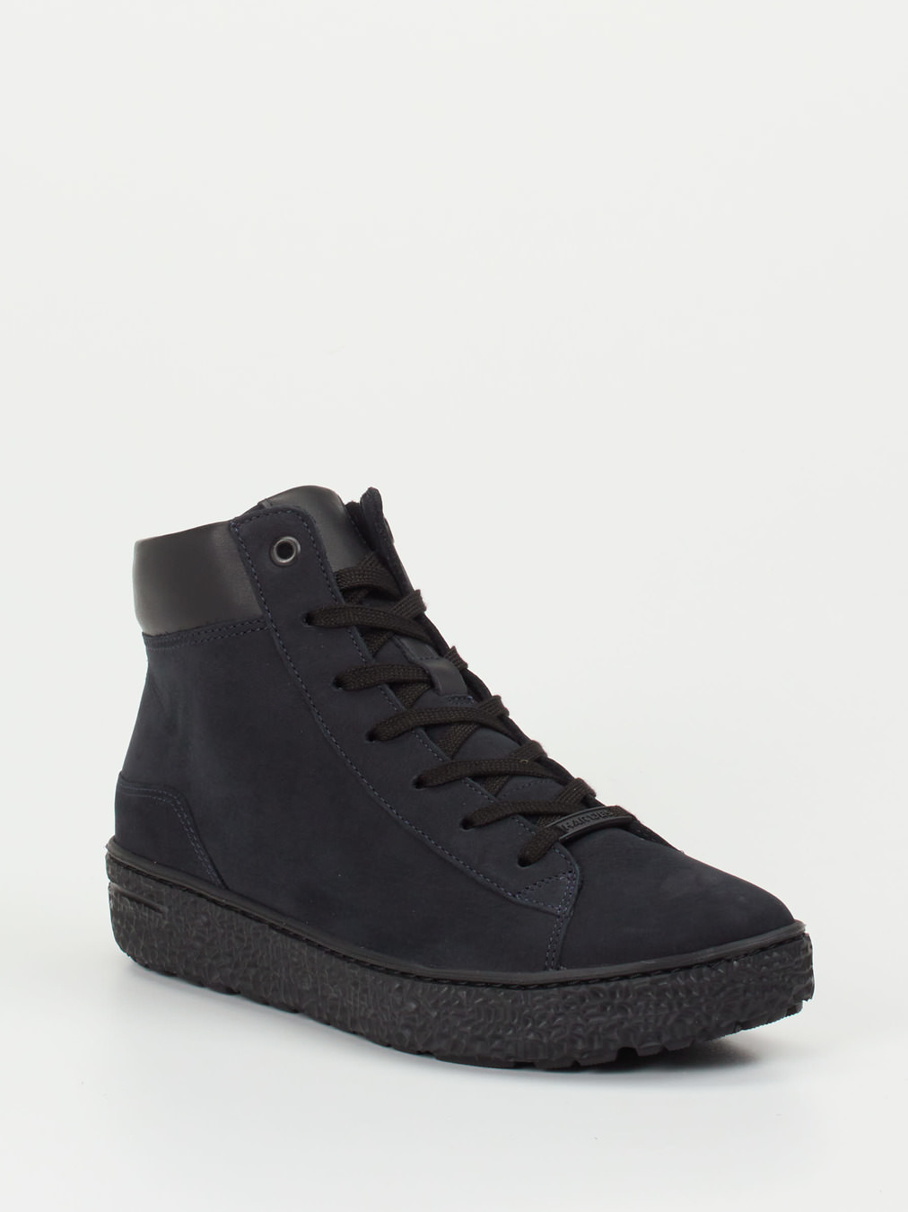 Hartjes – High-Top Sneaker aus Nubukleder schwarz