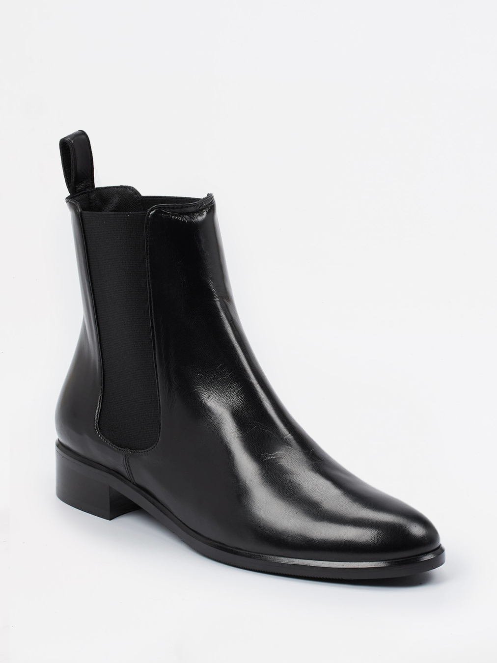 Konstantin Starke – Chelsea Boots aus Lammleder schwarz