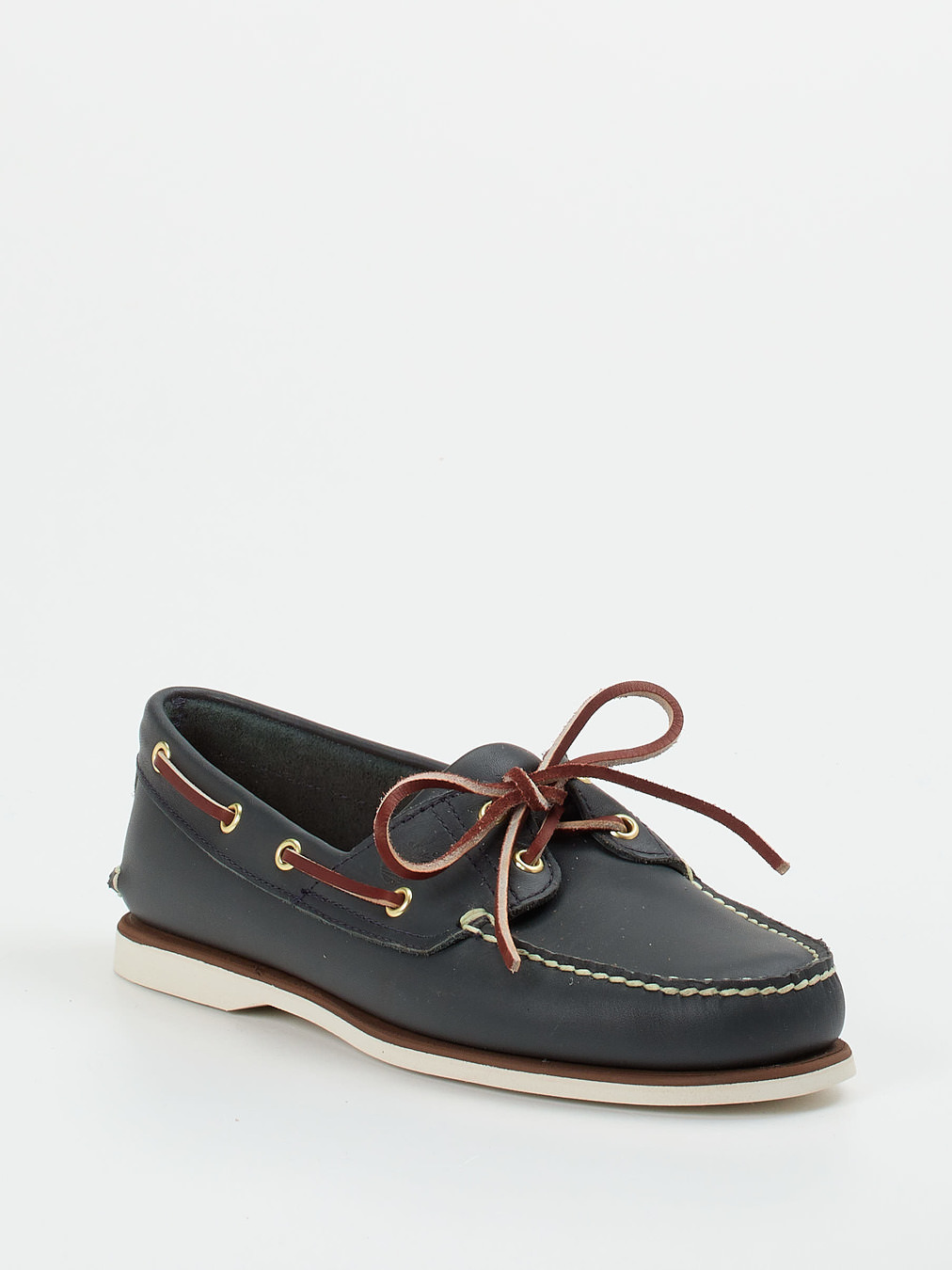 Timberland – Bootsschuhe aus Kalbleder dunkelblau