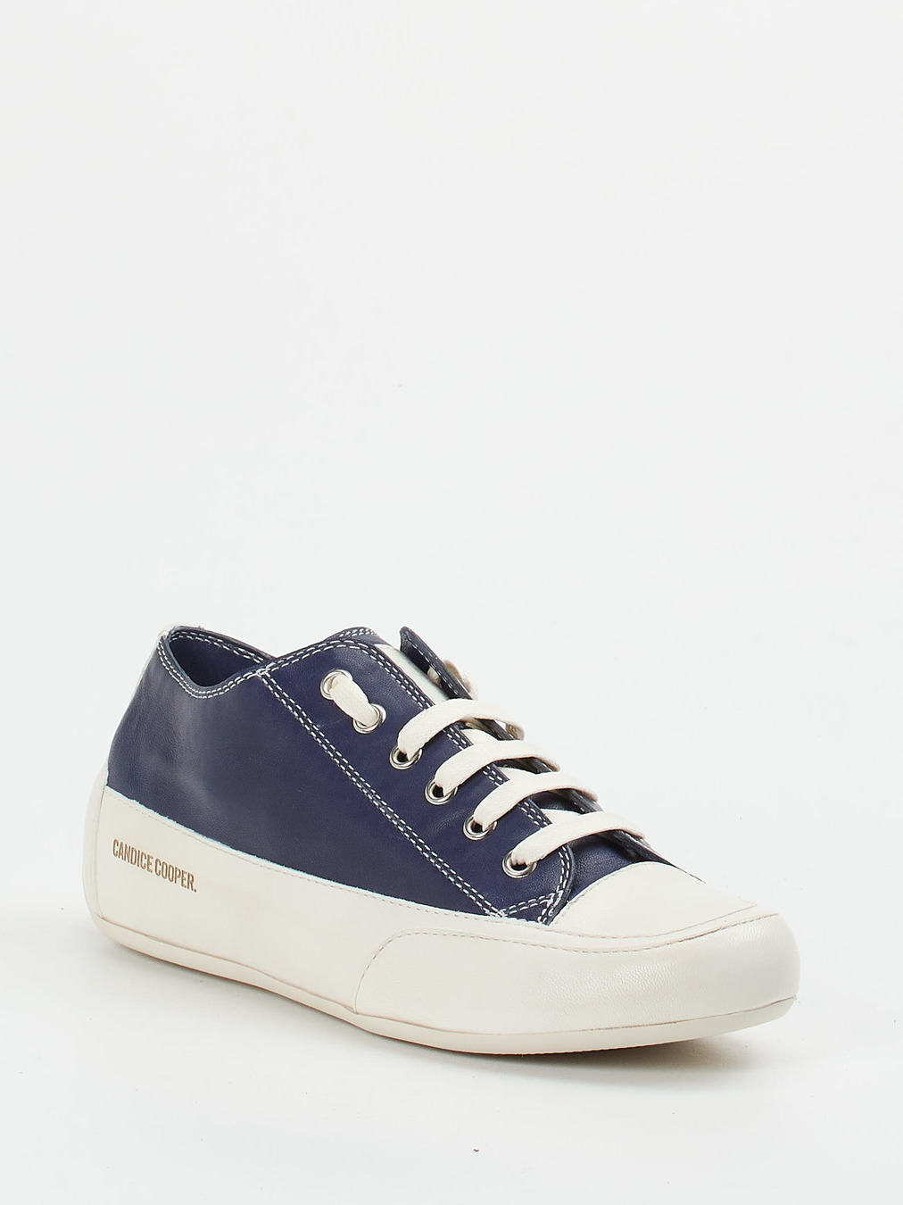 Candice Cooper – Sneaker aus Lammleder in Marineblau