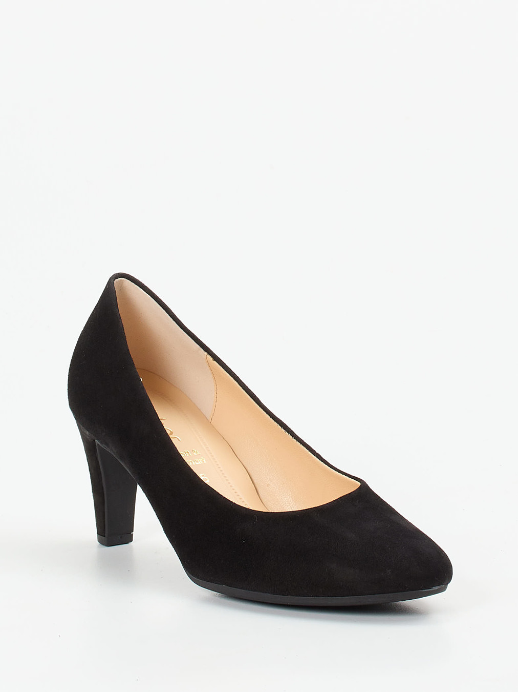 Gabor – Klassische Pumps aus Veloursleder schwarz