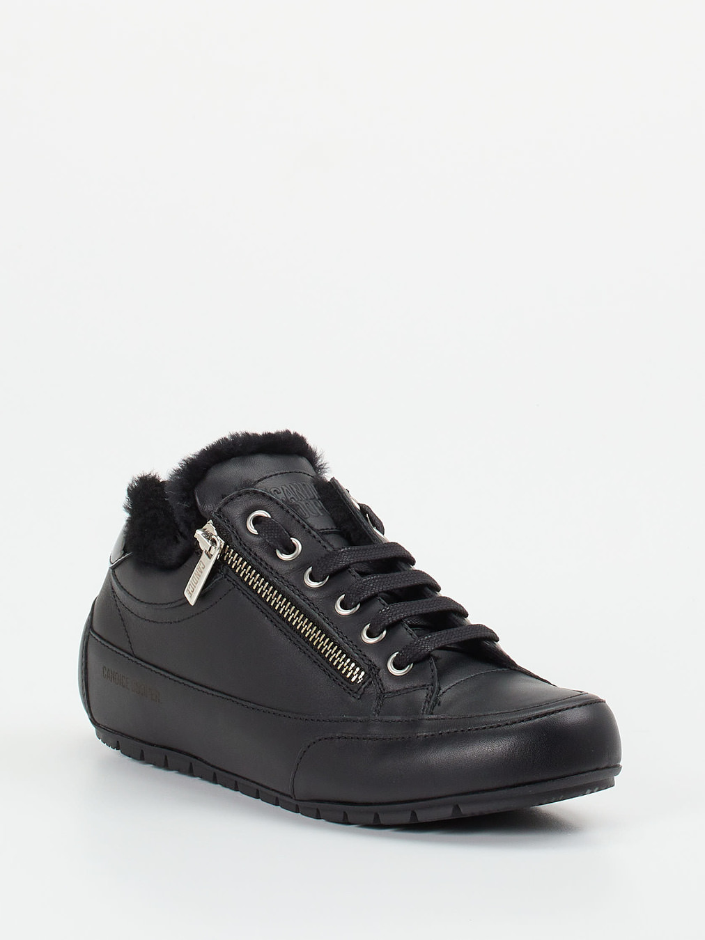 Candice Cooper – Sneaker aus Kalbleder Schwarz