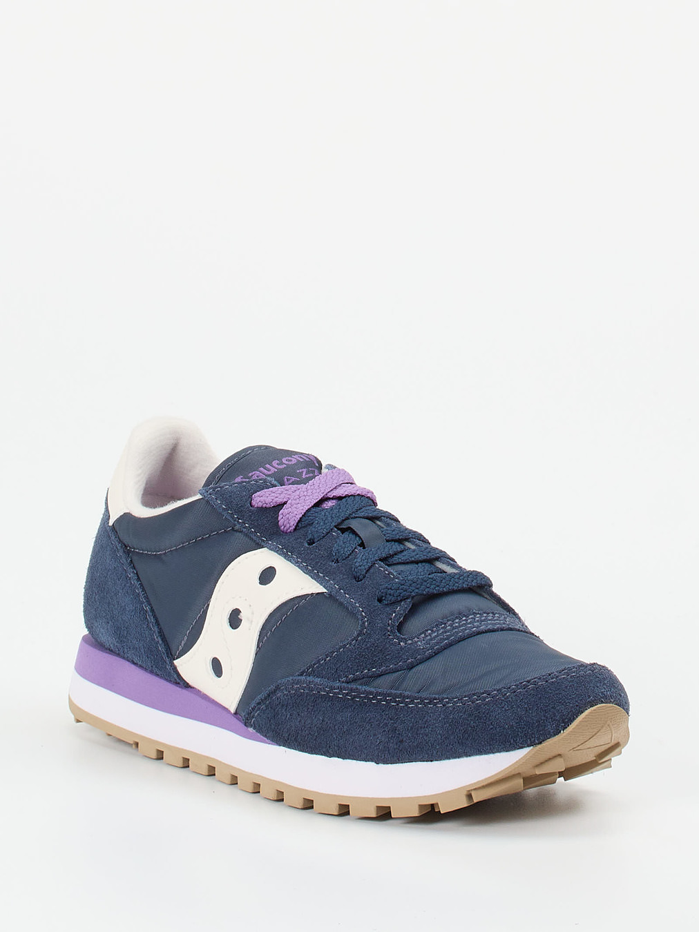 Saucony – Retro-Runner aus Veloursleder und Textil navy