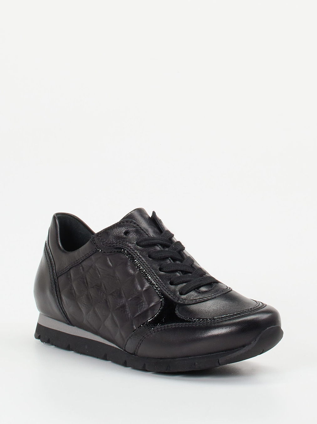 Semler – Komfort-Sneaker aus Kalbleder Schwarz