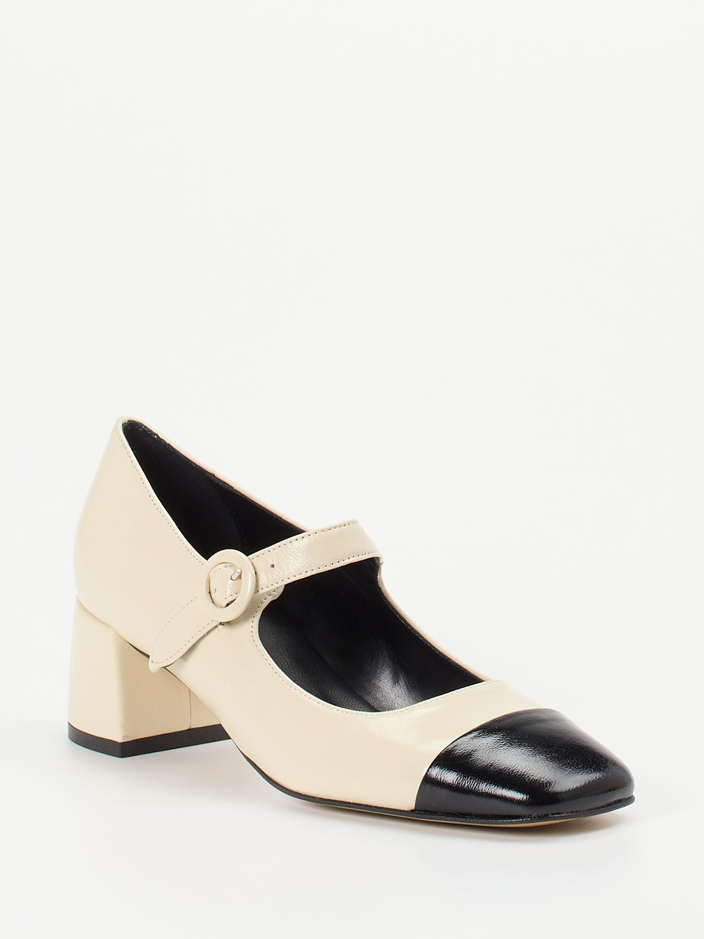 Konstantin Starke – Mary Jane Pumps aus Lackleder Bicolor