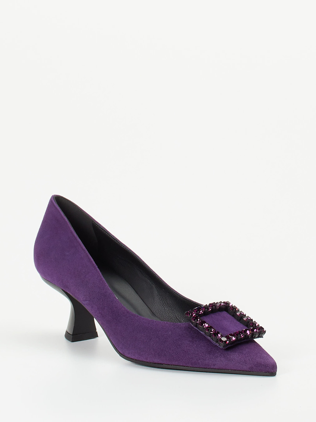 Konstantin Starke – Pumps aus Veloursleder Violett