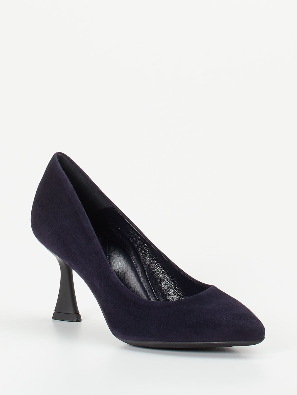 Konstantin Starke – Pumps aus Veloursleder tiefdunkelblau