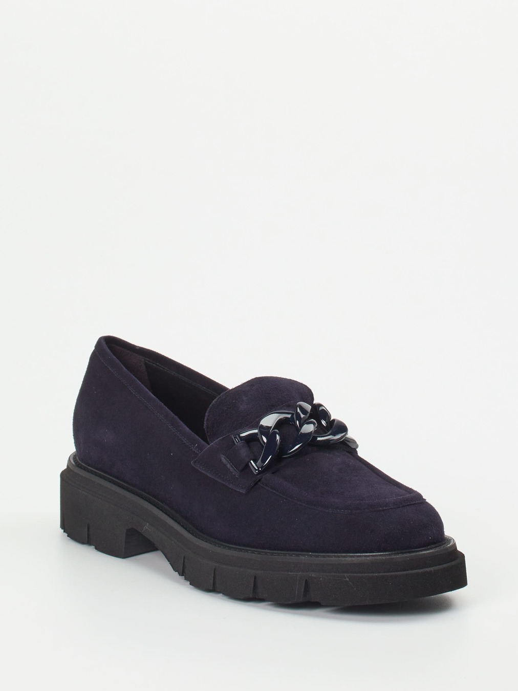Mannori – Loafer aus Veloursleder Dunkelviolett