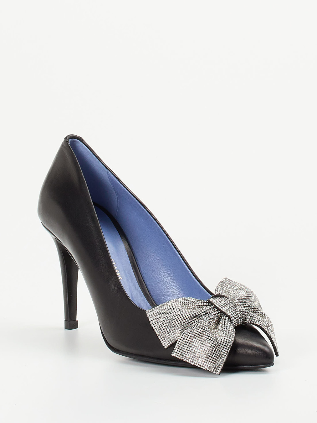 Konstantin Starke – Pumps aus Kalbleder mit Strassschleife