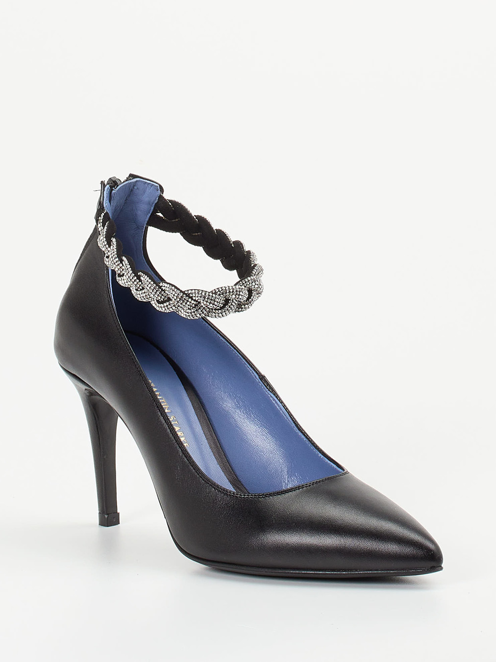 Konstantin Starke – Pumps aus Kalbleder mit Strassriemen