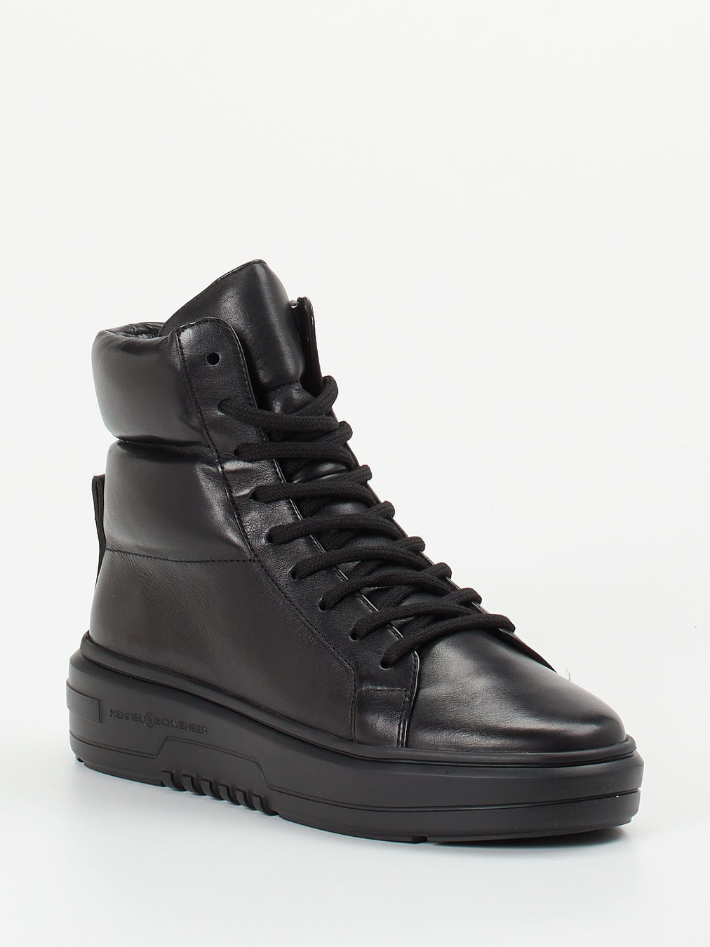 Kennel & Schmenger – High-Top Sneaker aus Kalbleder schwarz