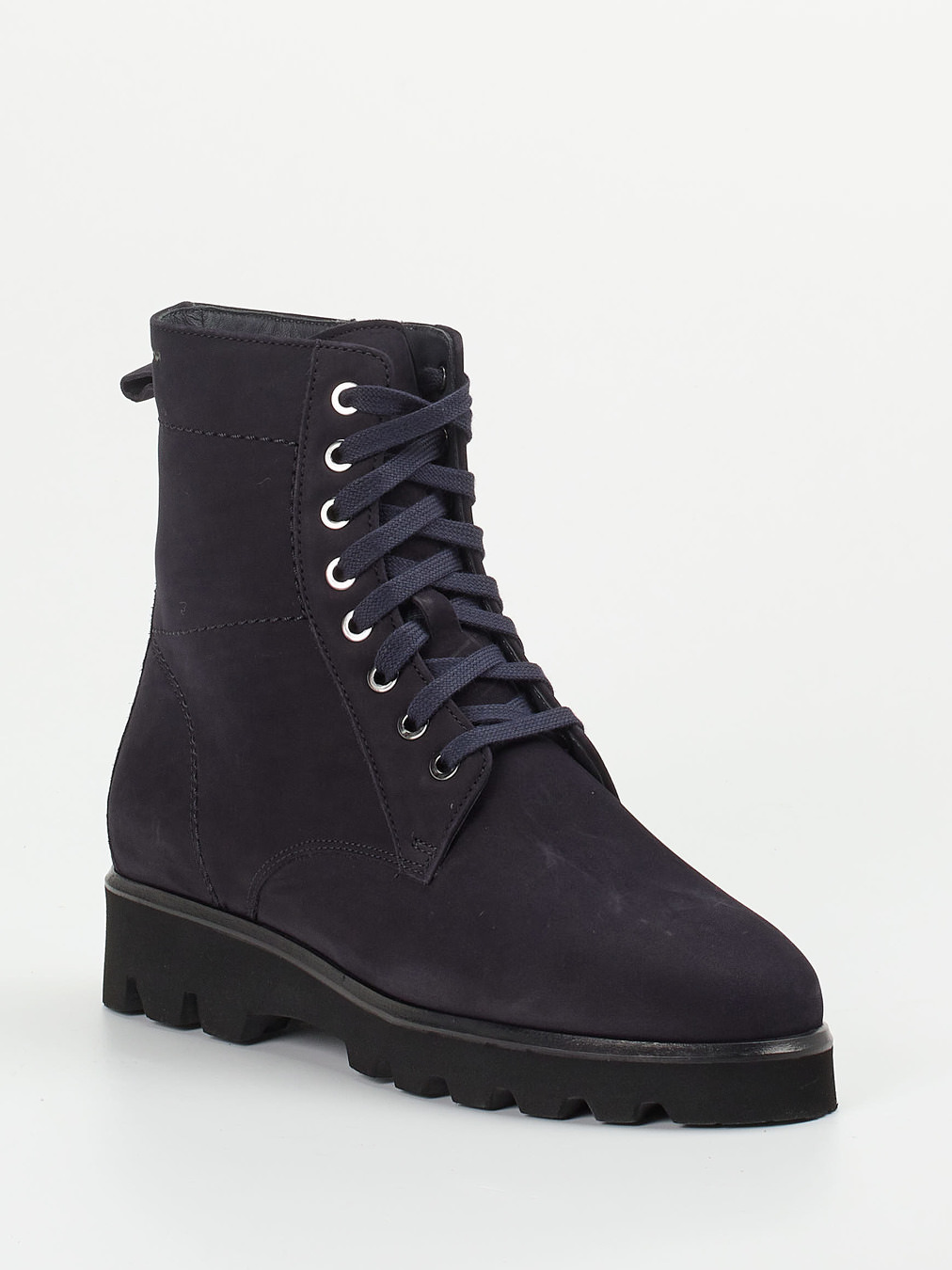 Sioux – Schnürboots aus Nubukleder Dunkelblau