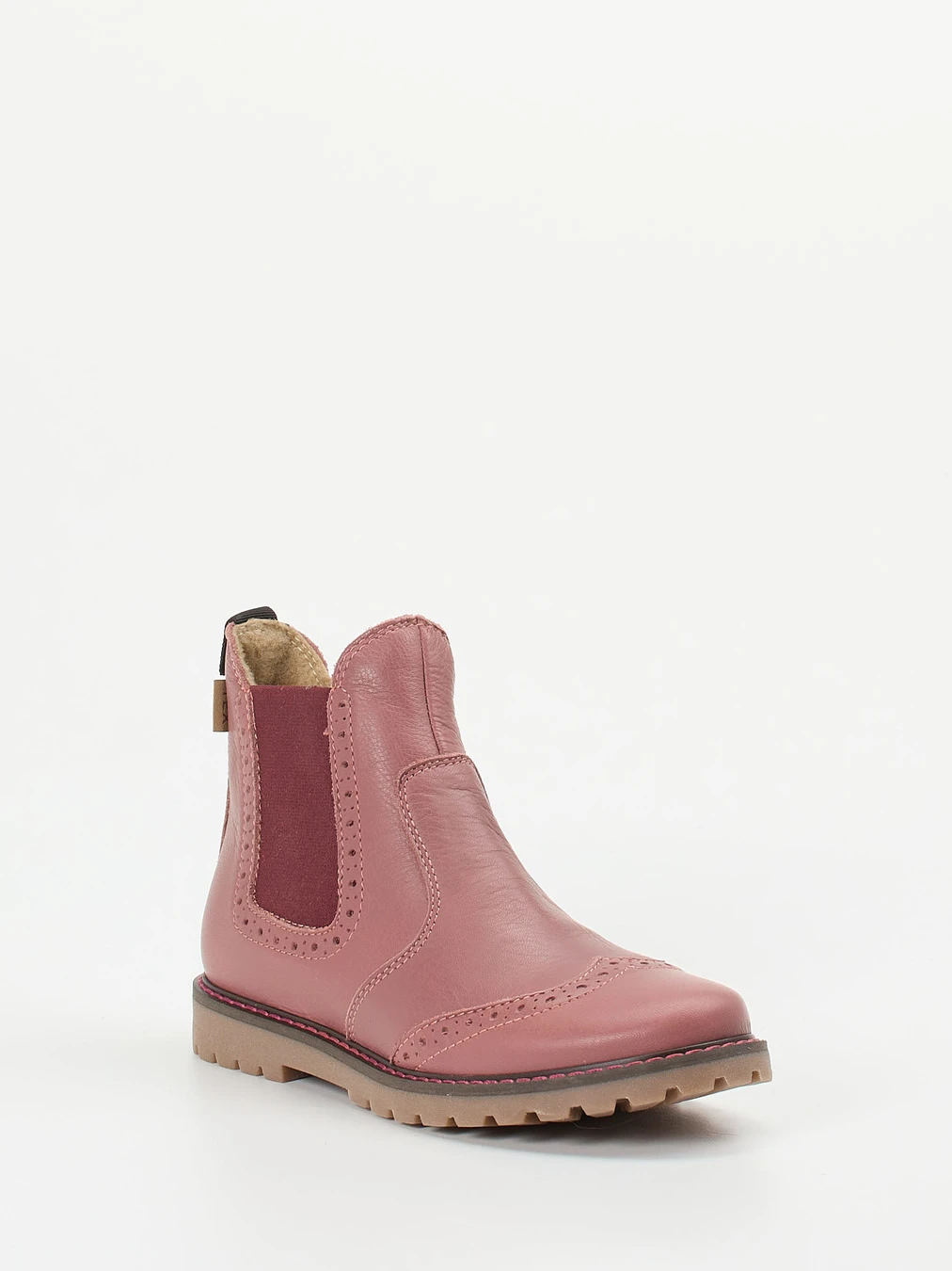Ralph Harrison Classic – Chelsea Boots aus Kalbleder Altrosa