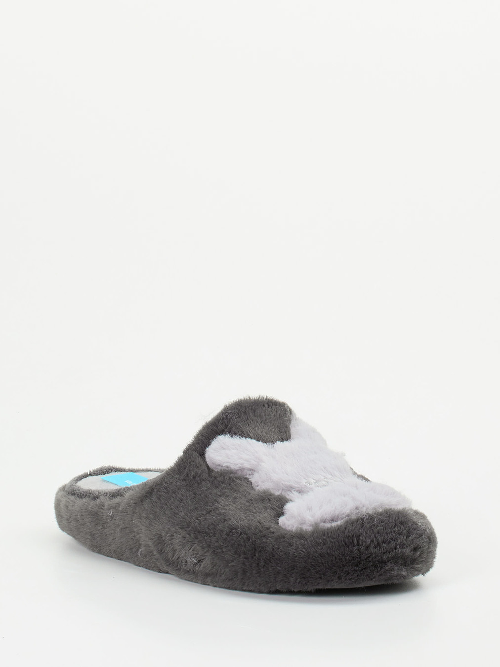 Varomed – Pantoffeln aus Plüschtextil in Grau