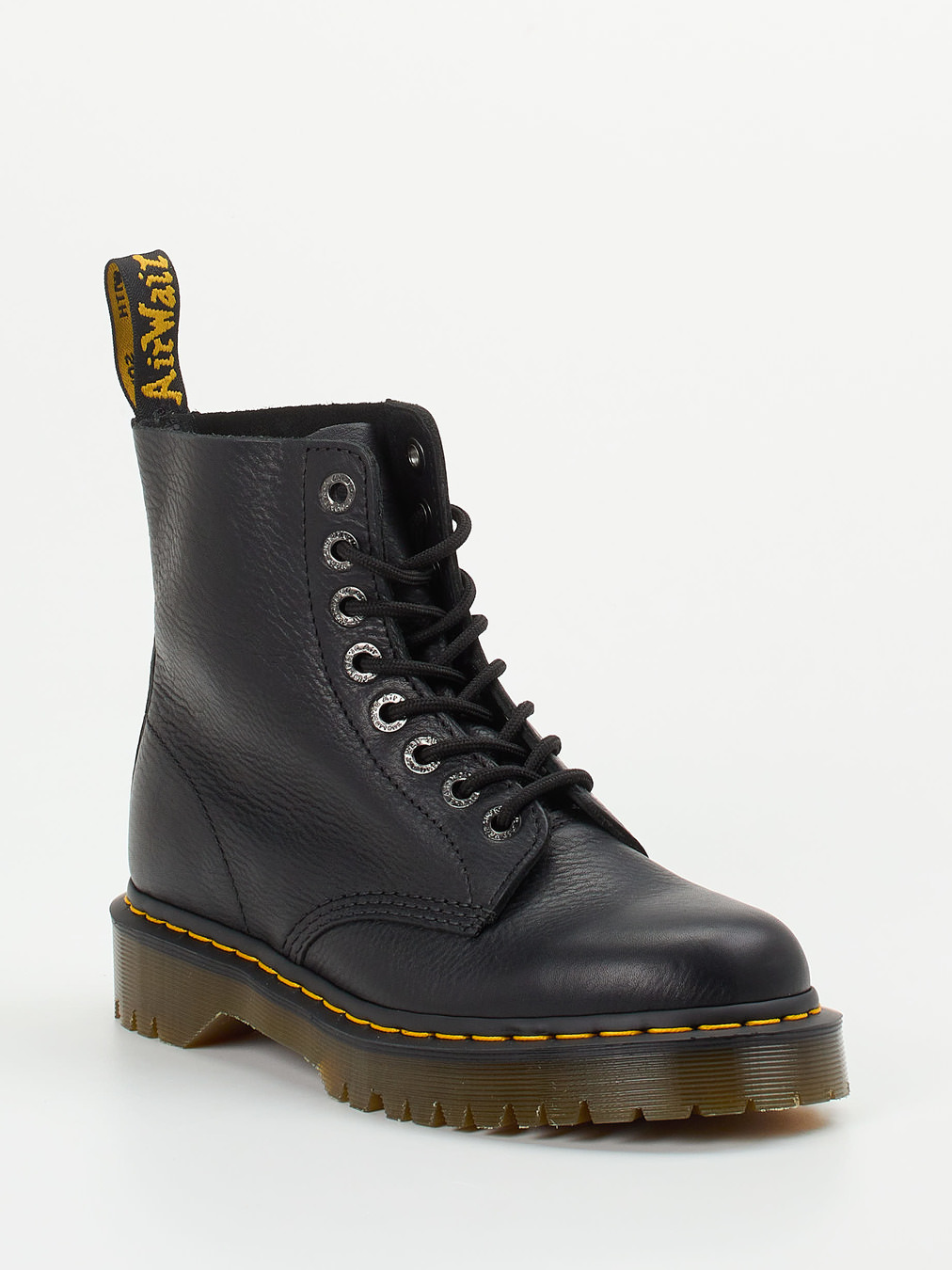 Dr. Martens – Combat Boots aus Kalbleder Schwarz