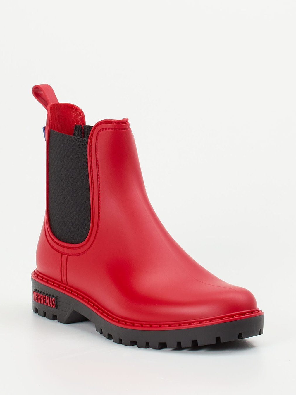 Verbenas – Chelsea Boots aus Synthetik in Signalrot