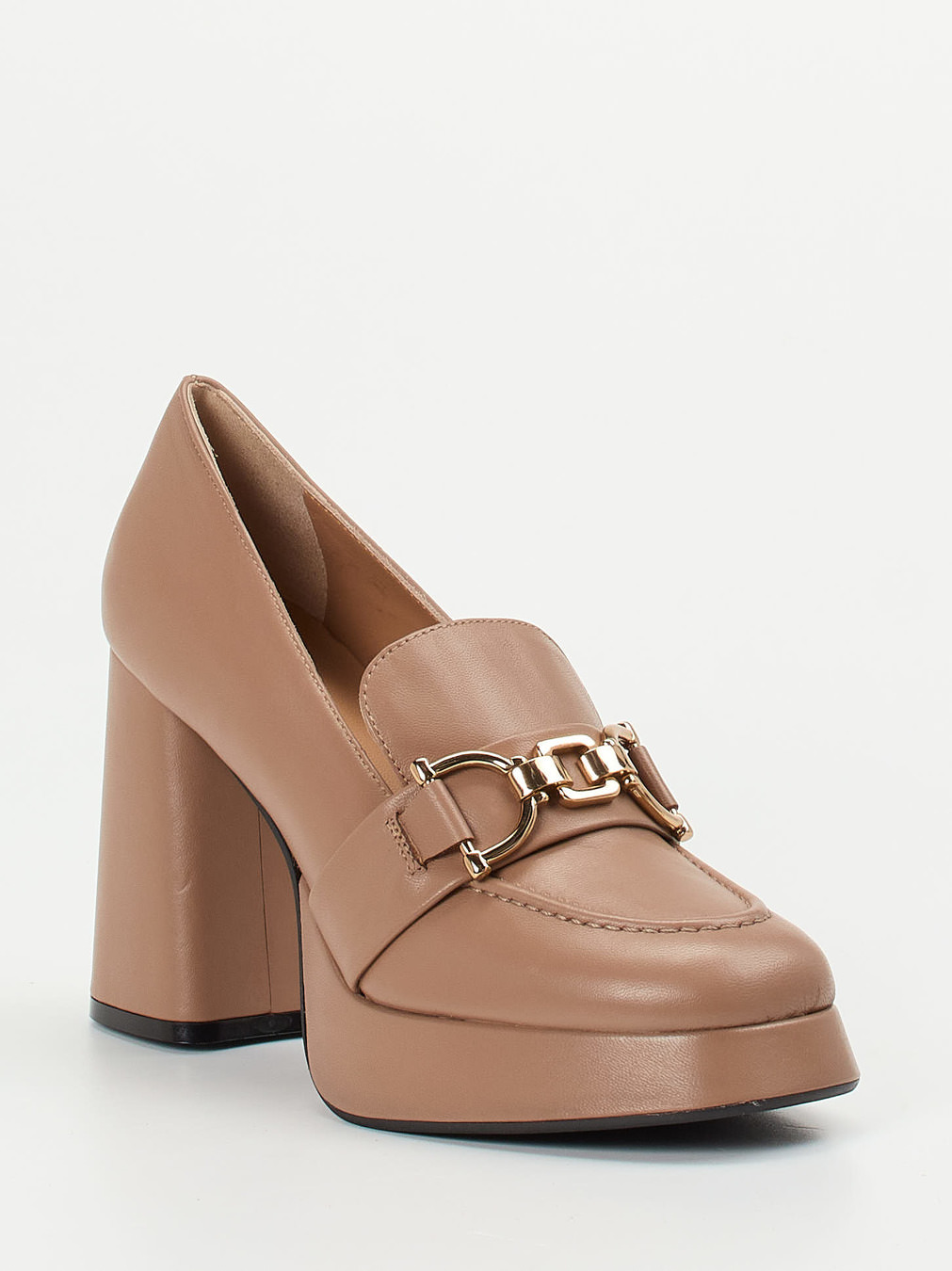 Konstantin Starke – Plateau-Loafer aus Lammleder Beige