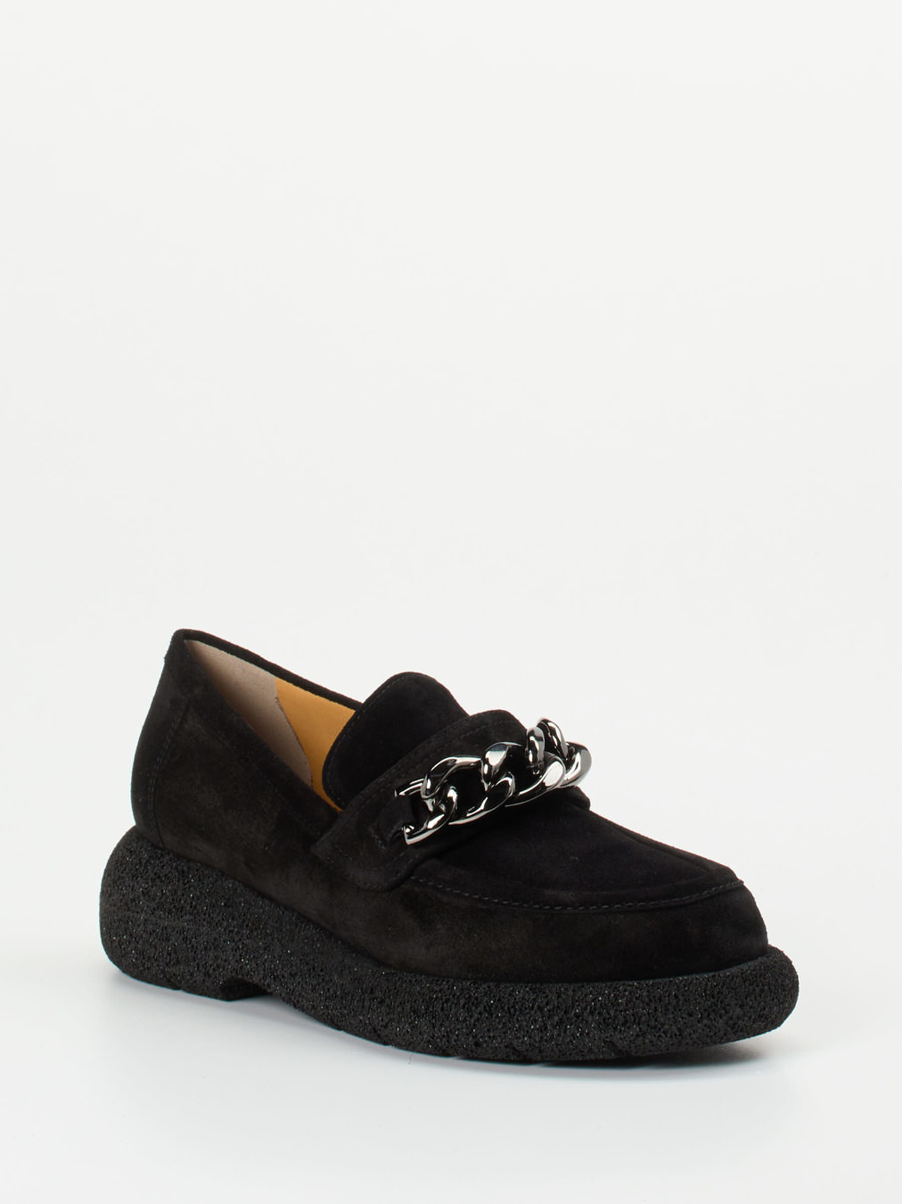 Truman's – Loafer aus Veloursleder Schwarz