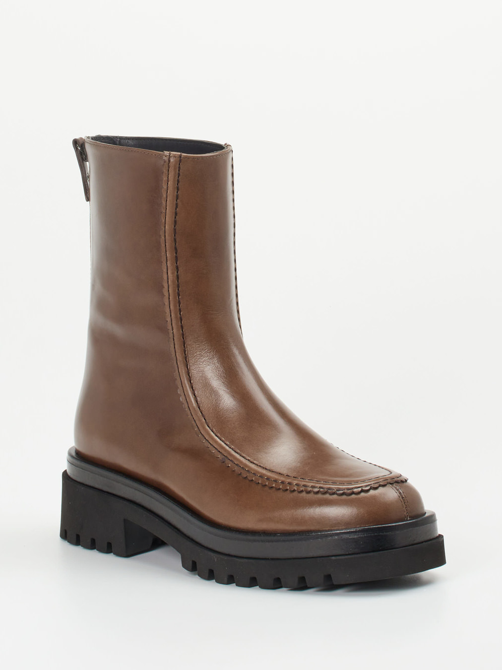 Homers – Stiefeletten aus Kalbleder in Braun