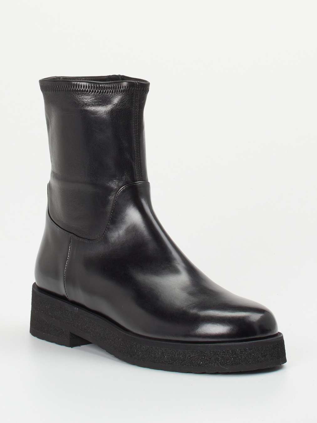 Truman's – Stiefelette aus Glattleder schwarz
