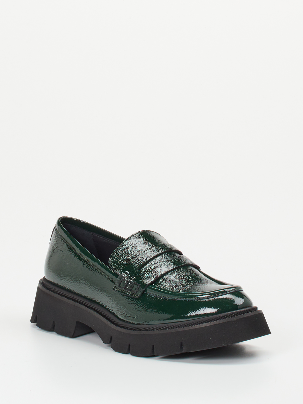 Konstantin Starke – Chunky Loafer aus Lackleder grün