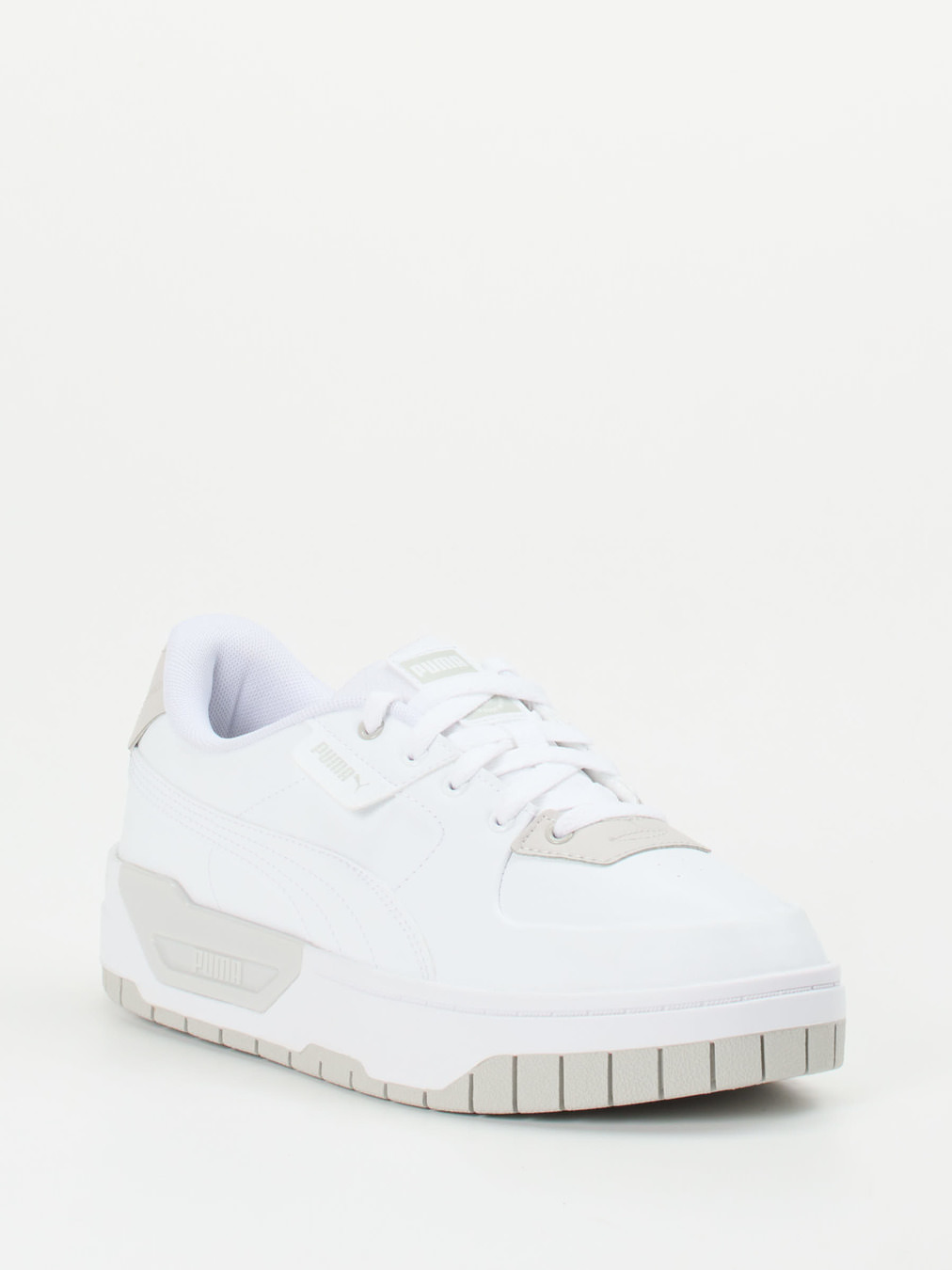 Puma – Sneaker aus Leder in Weiß mit Chunky-Sohle