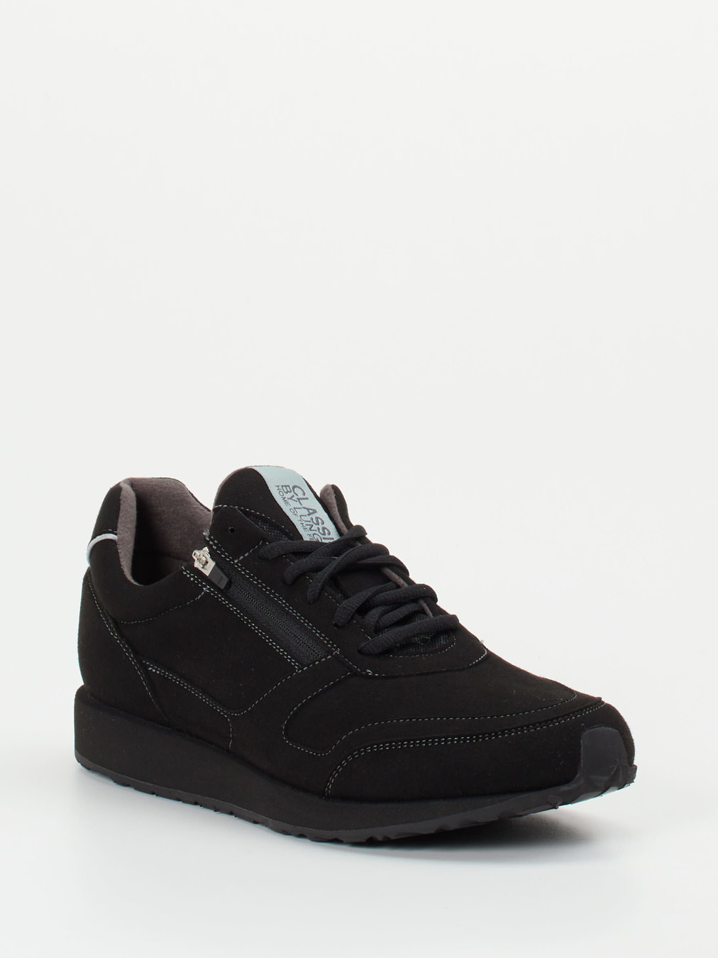 Lunge – Sneaker aus Textil in Velourslederoptik