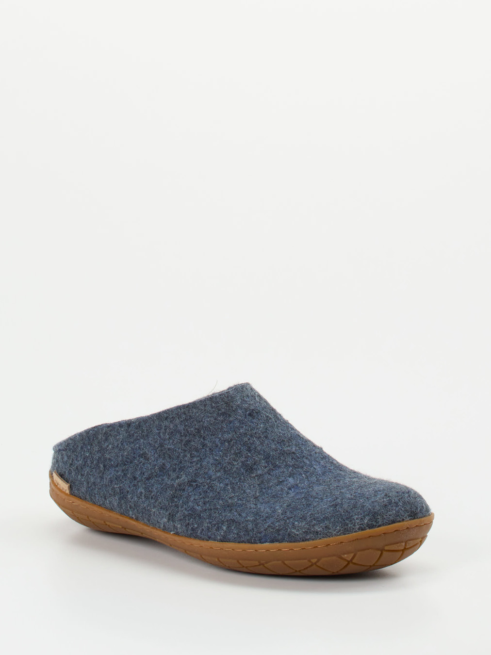 Glerups – Filzpantoffeln aus Wollfilz in Jeansblau