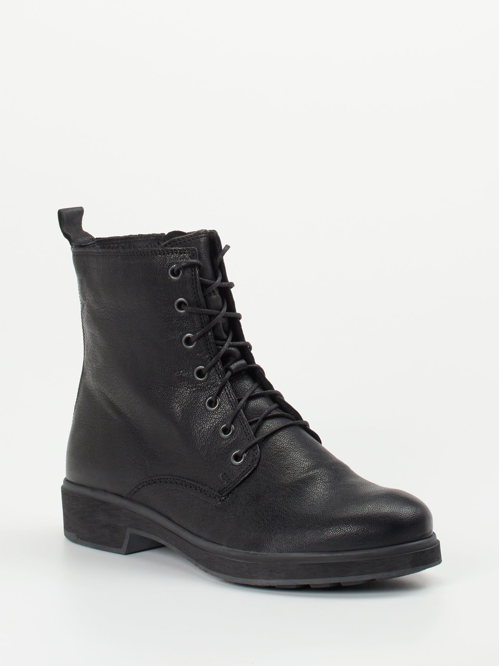 Think – Schnürboots aus Kalbleder Schwarz