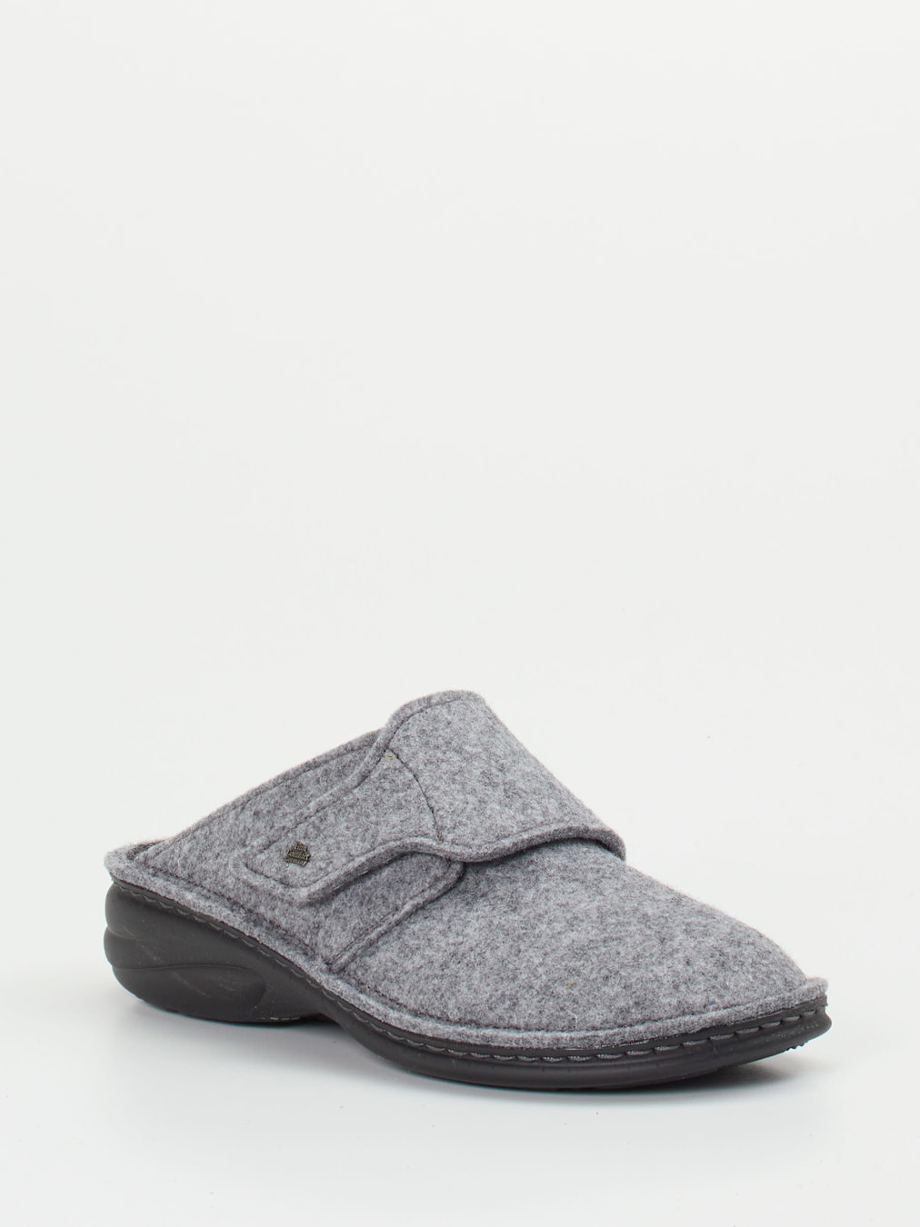 Finn Comfort – Pantoletten aus Filz grau