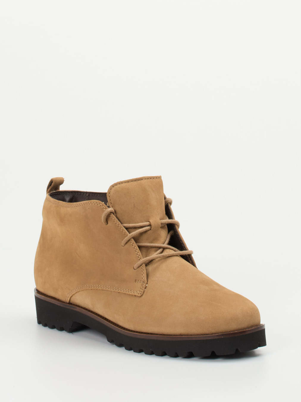 Ganter – Schnürboots aus Nubukleder sandbeige