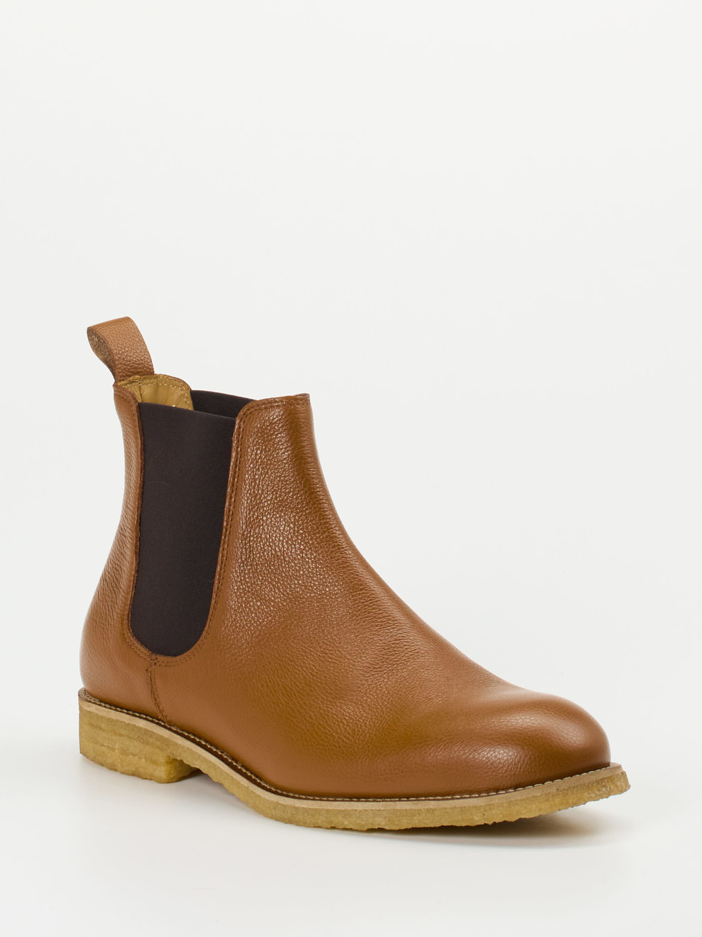 Konstantin Starke – Chelsea Boots aus Glattleder Cognac