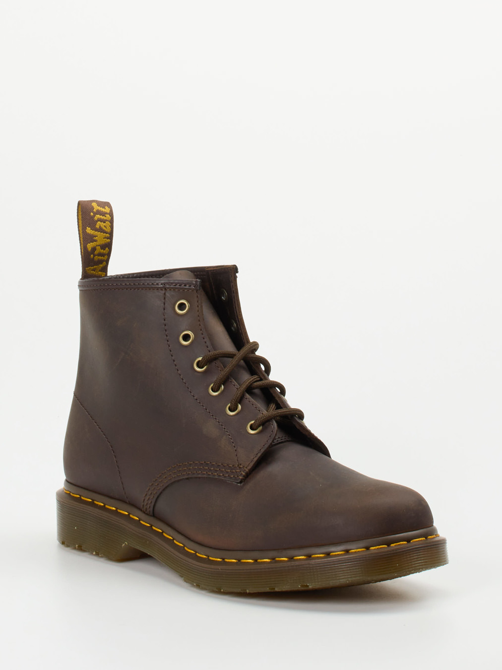 Dr. Martens – 8-Loch-Boots aus Fettleder braun