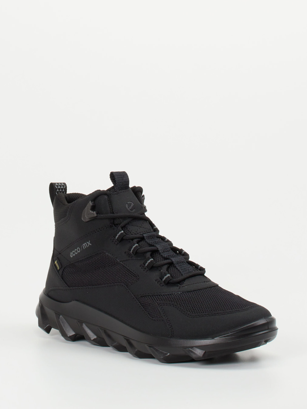 Ecco – Wanderschuh aus Textil und Synthetik Schwarz