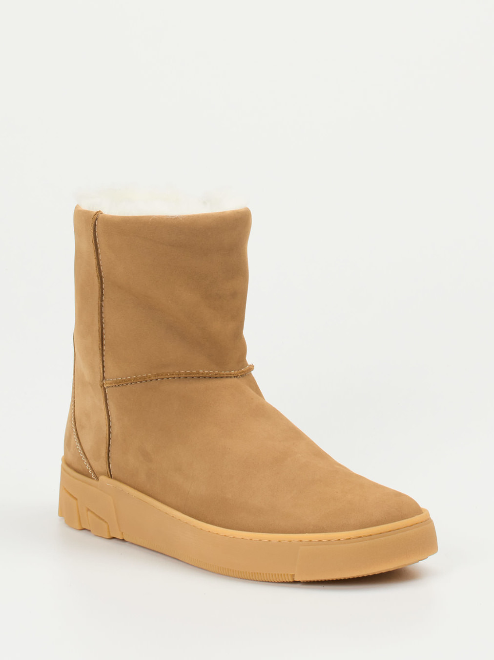 Ganter – Stiefelette aus Nubukleder camelbraun