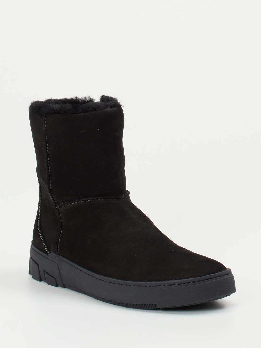Ganter – Stiefelette aus Nubukleder in Schwarz