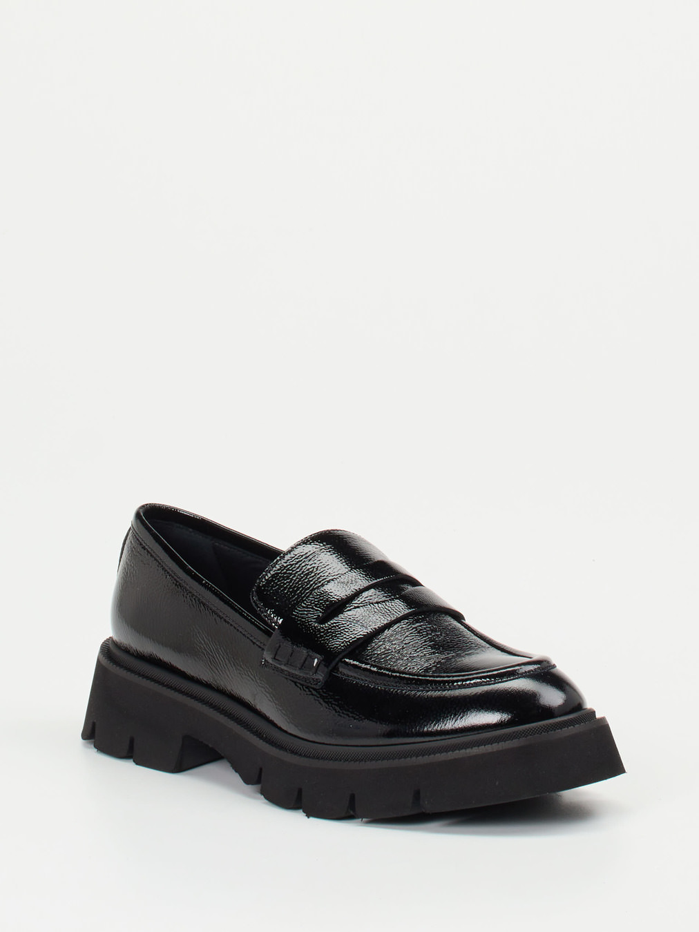 Konstantin Starke – Chunky Loafer aus Lackleder schwarz