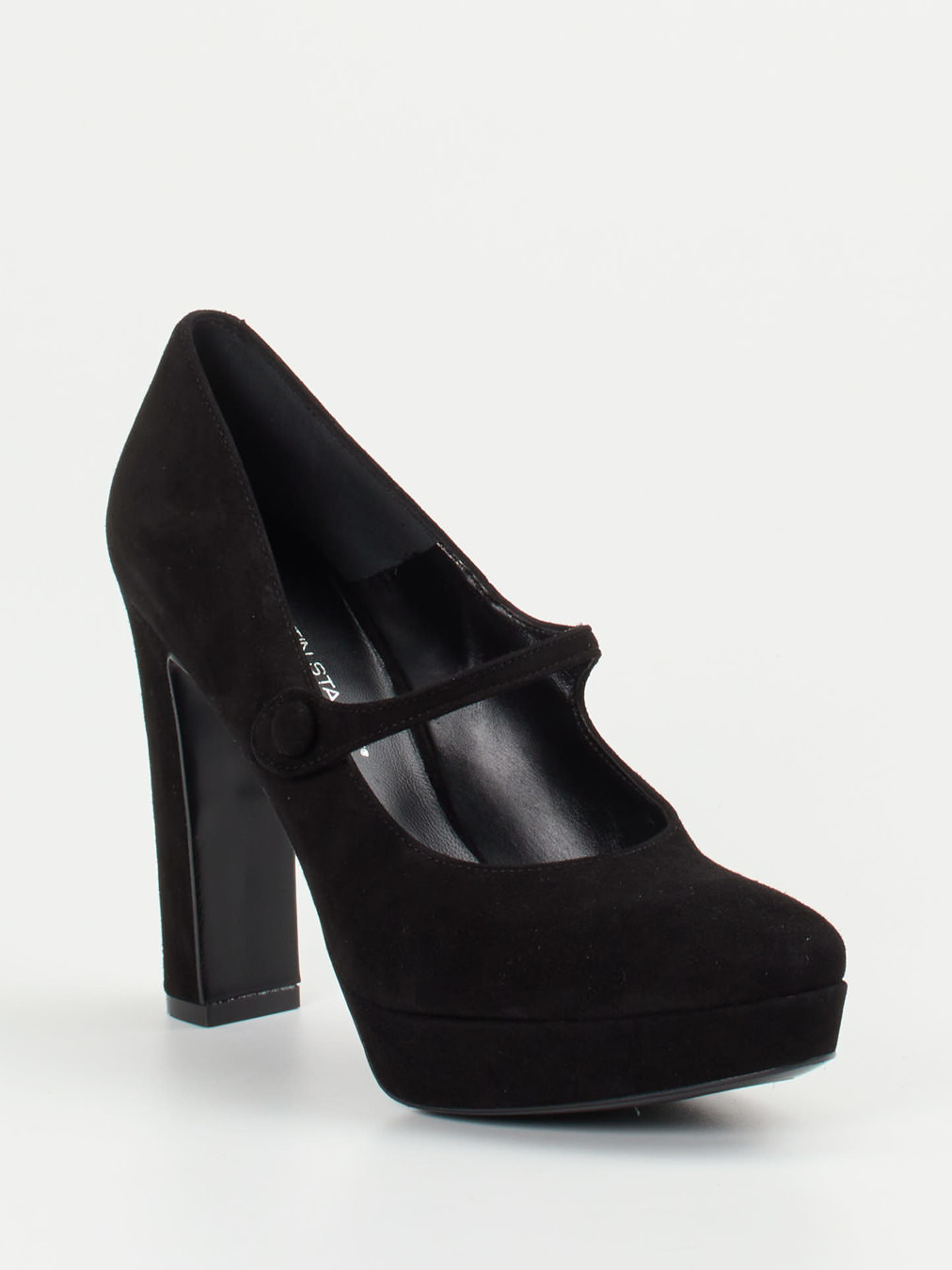Konstantin Starke – Mary Jane Pumps aus Veloursleder schwarz
