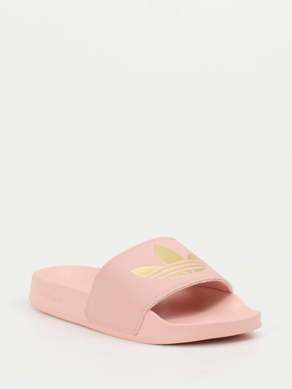 Adidas – Damen-Slides aus Synthetik in Pastellrosa