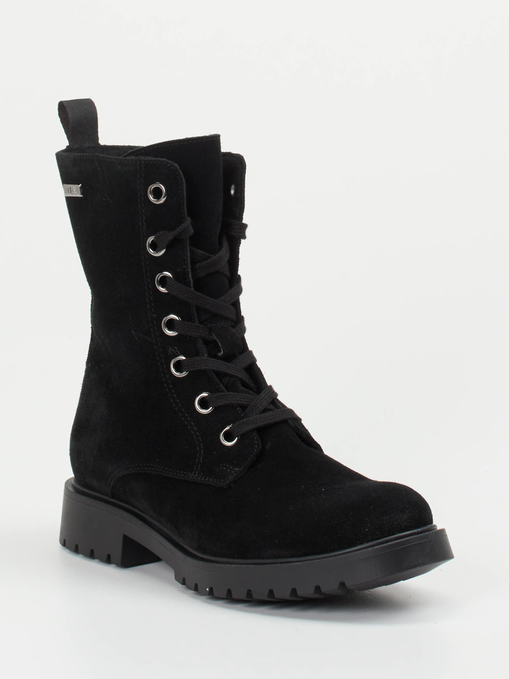 Ralph Harrison Classic – Schnürboots aus Veloursleder schwarz