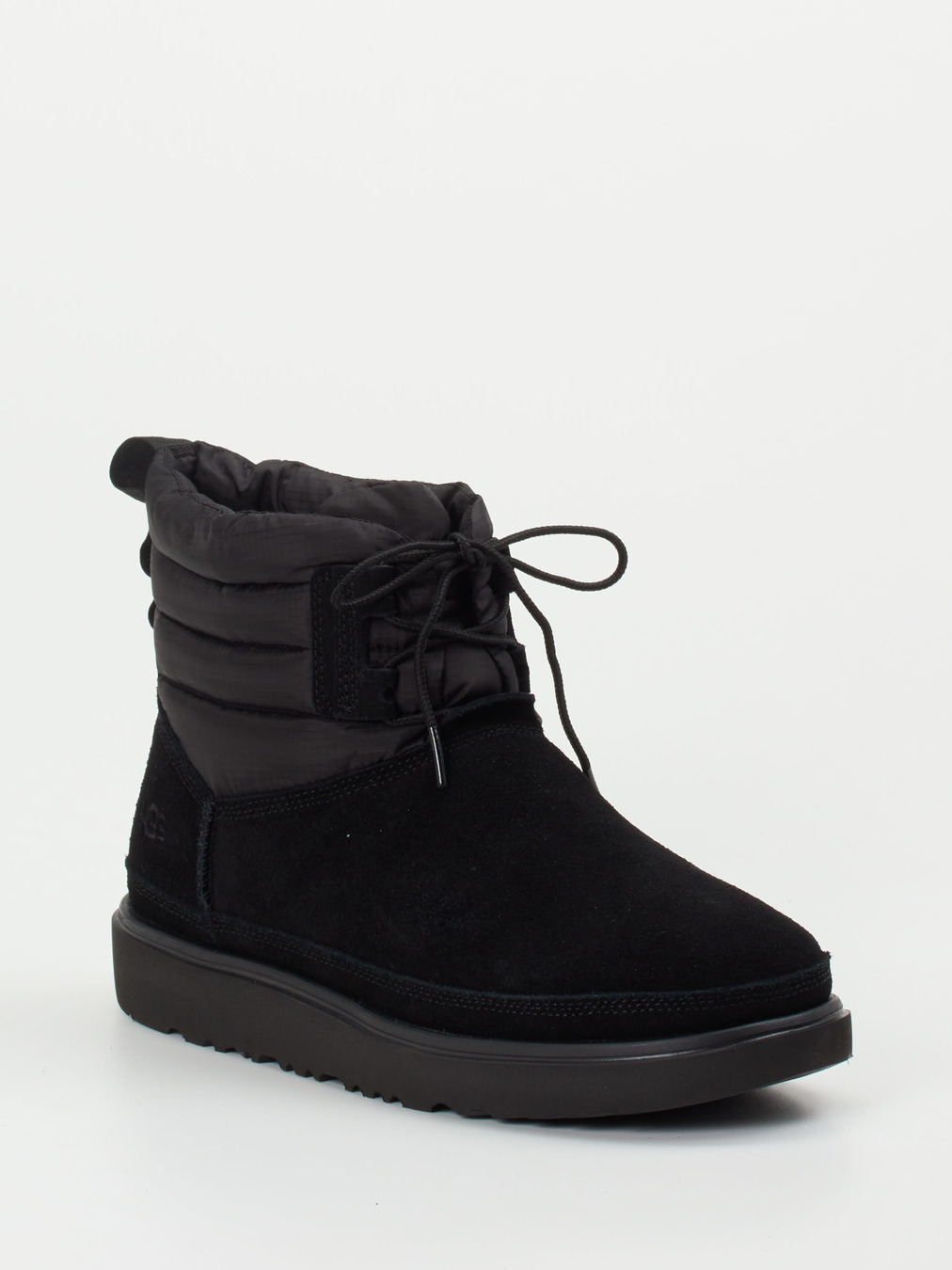 UGG – Winter-Boots aus Veloursleder schwarz