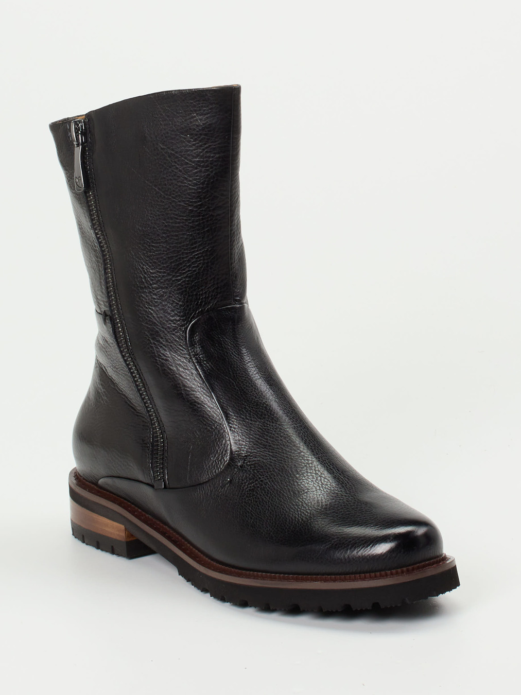Everybody – Stiefelette aus Kalbleder Schwarz