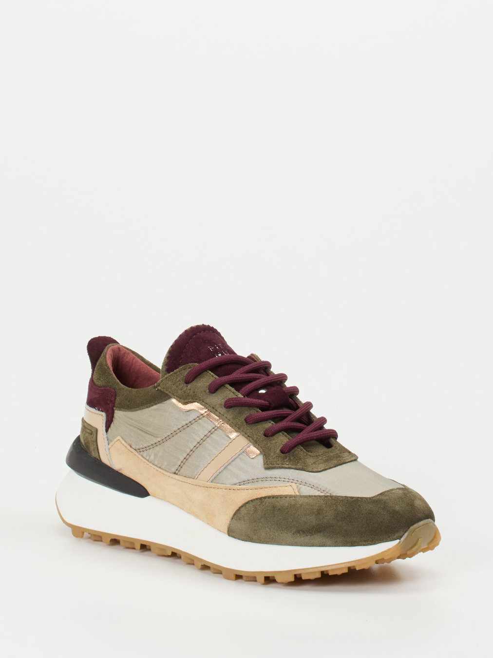 Piedi Nudi – Retro-Sneaker aus Veloursleder und Textil