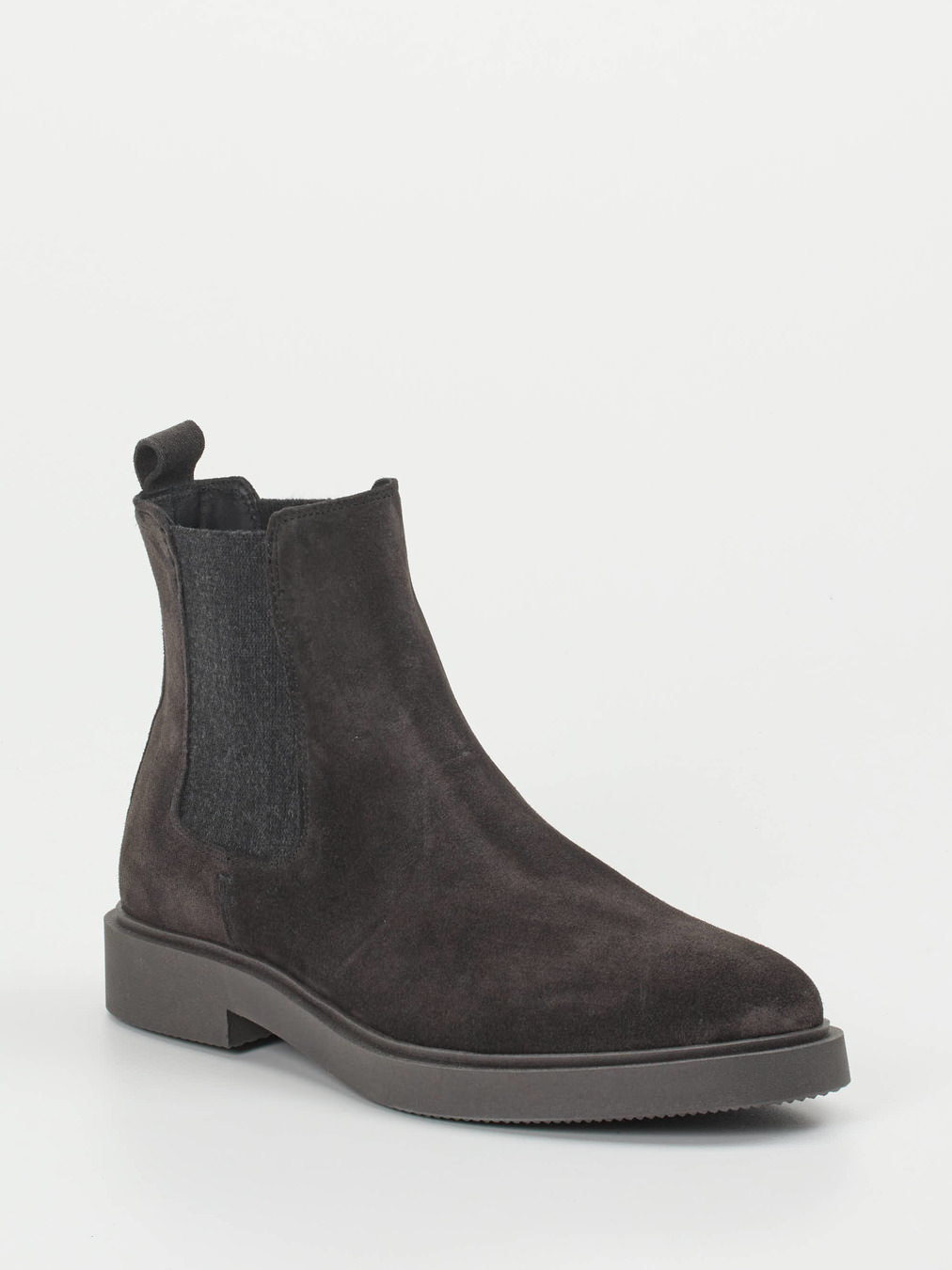 Ralph Harrison – Chelsea Boots aus Veloursleder grau