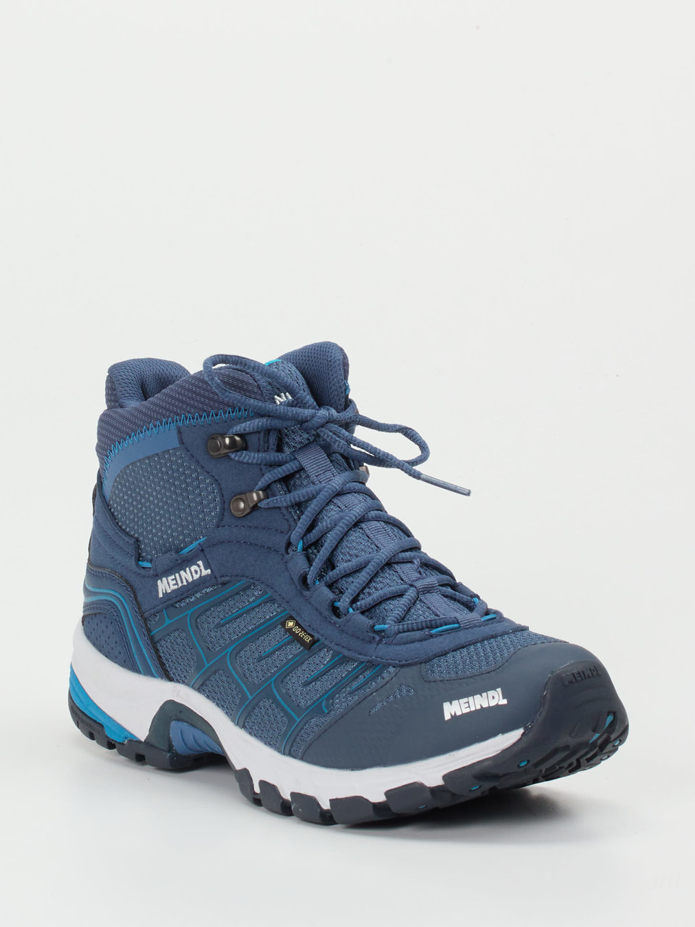 Meindl – Wanderschuh aus Mesh und Veloursleder Blau