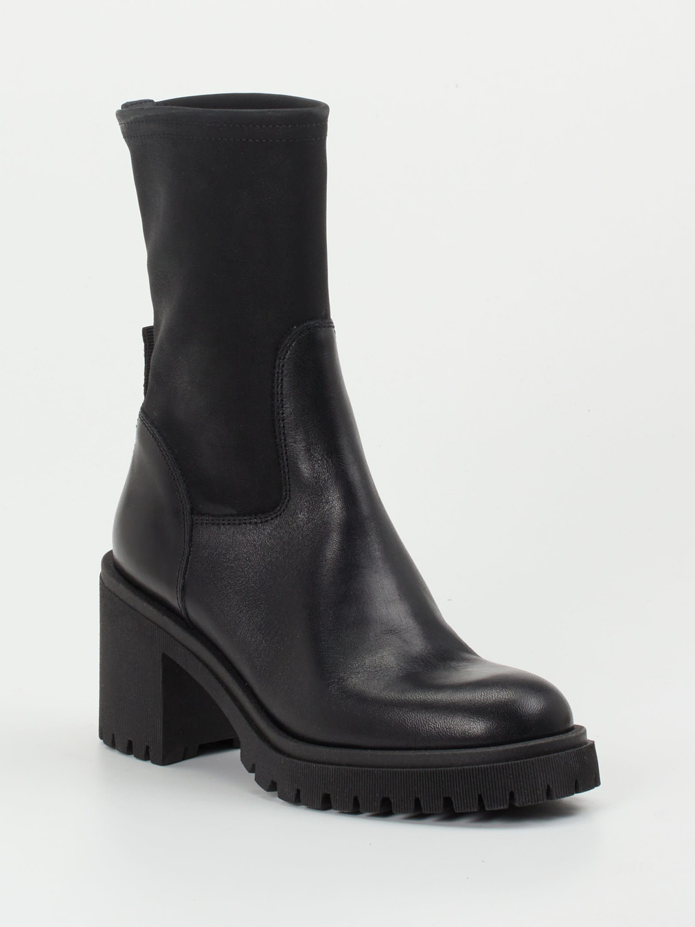 Andrea Puccini – Stiefelette aus Kalbleder Schwarz